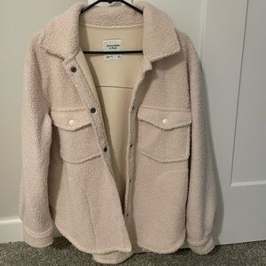 Abercrombie and Fitch Sherpa Shirt Jacket